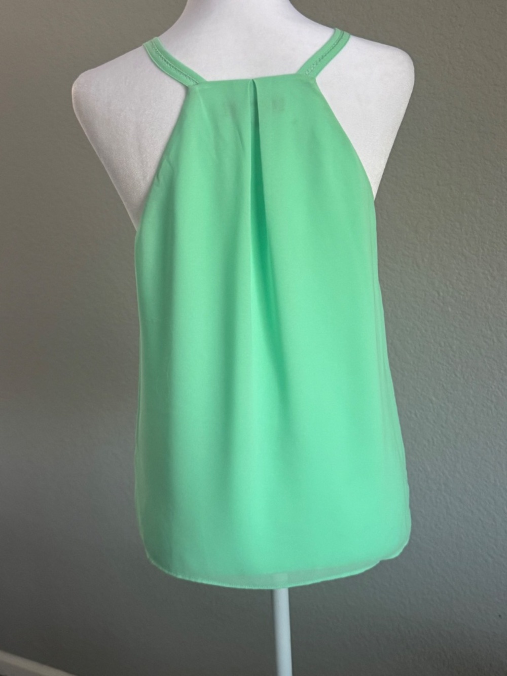 Naked Zebra Mint Green V neck Cami Top Size Small - Picture 4 of 9